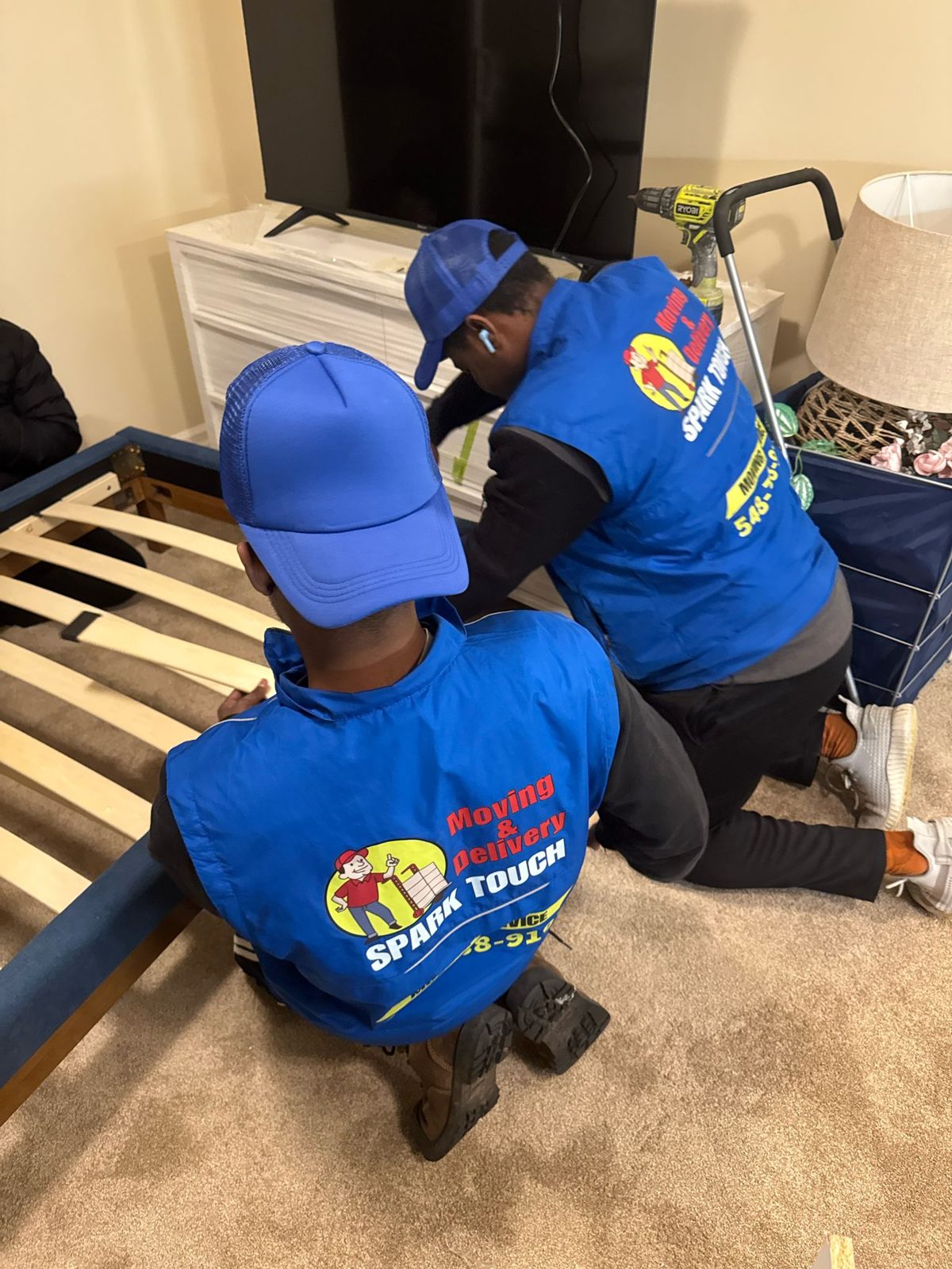 Spark Touch moving team at work